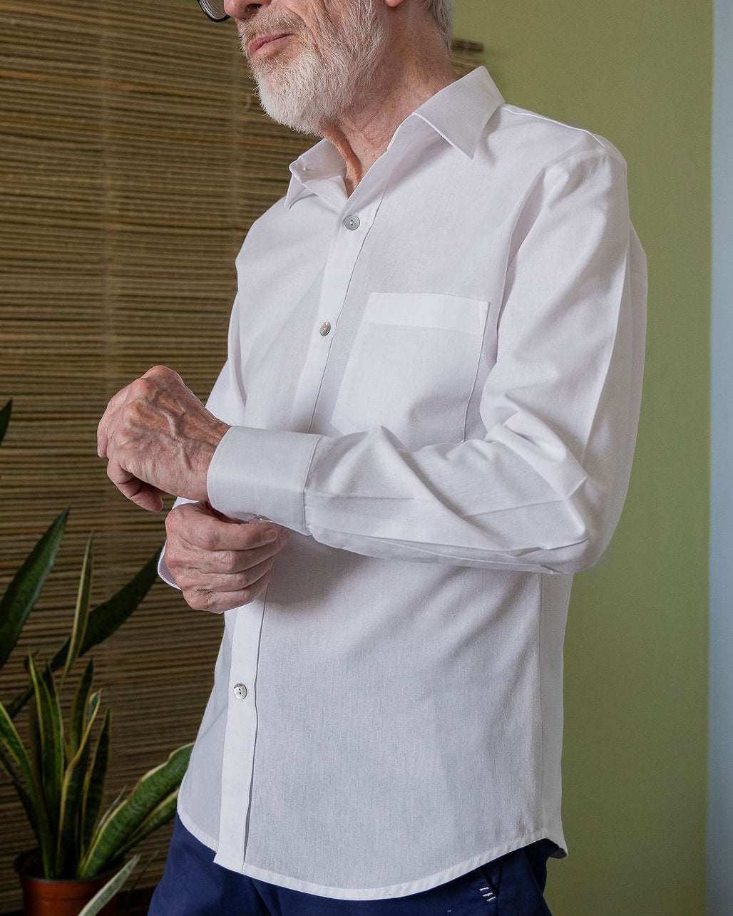 Camisa manta de algodón –